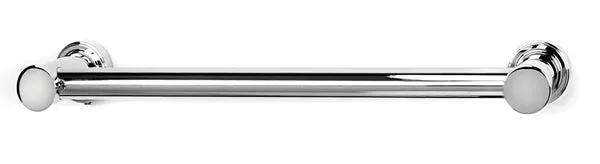 polished chrome towel bar