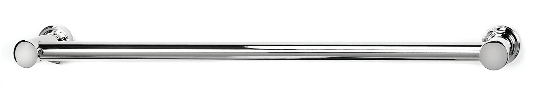 polished chrome towel bar