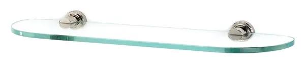 Alno Infinity Bath 18" Glass Shelf w/Brackets by Alno