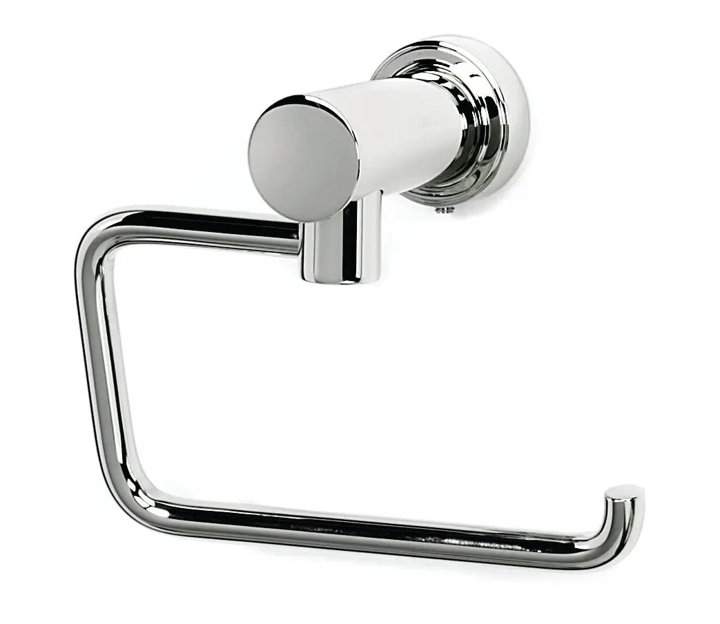 polished chrome tissue holder