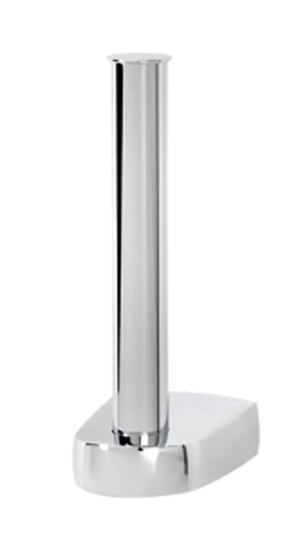 polished chrome tissue holder