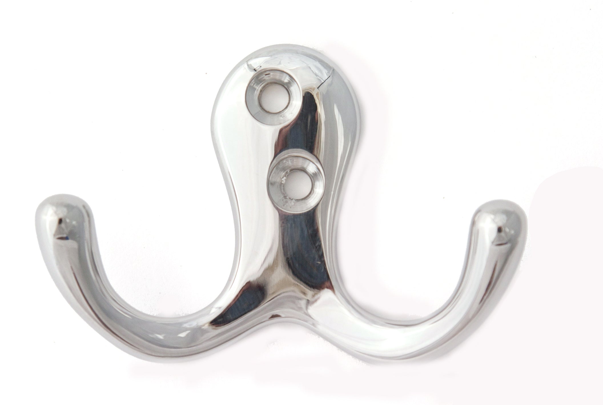 polished chrome robe hook