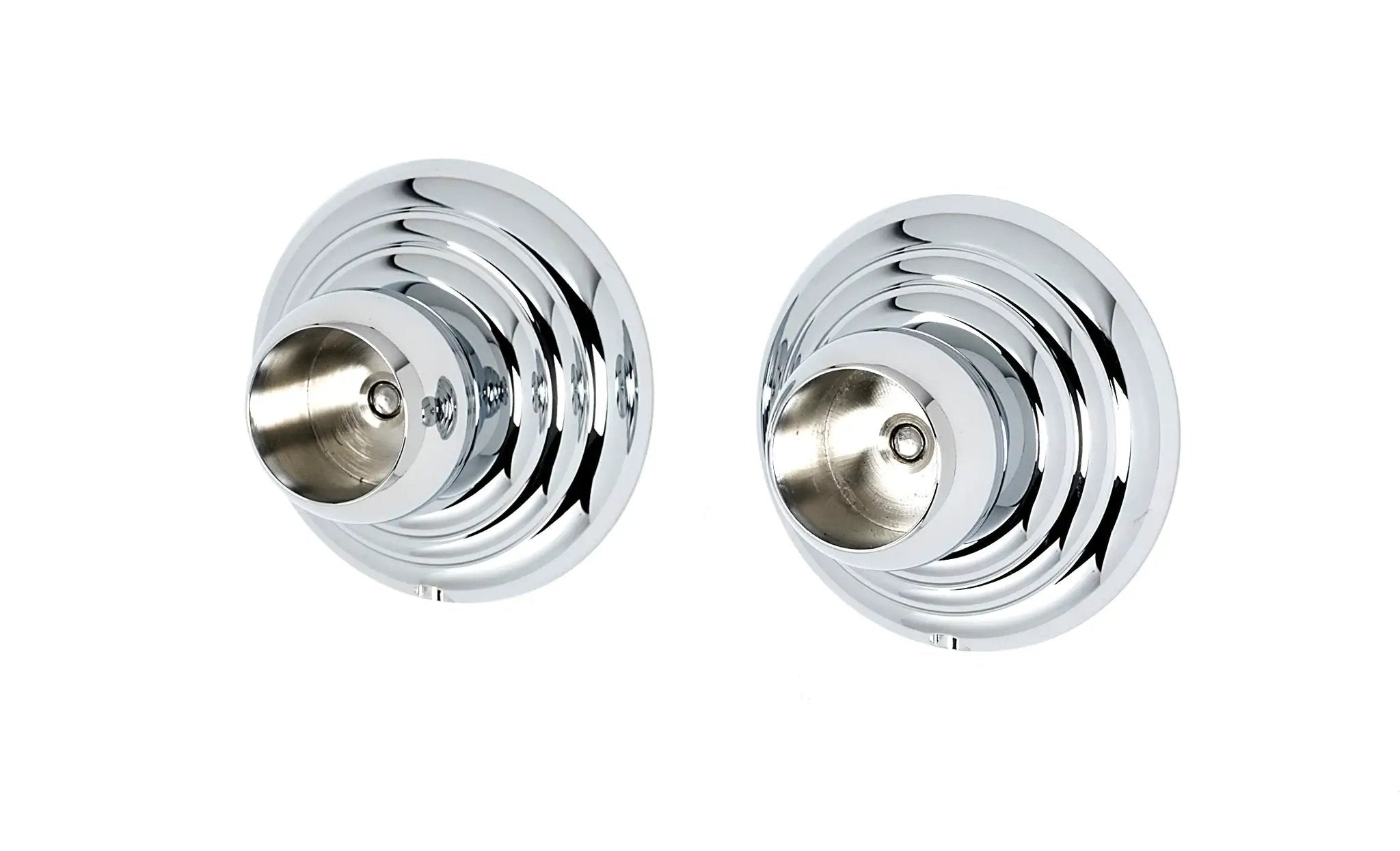 polished chrome shower rod
