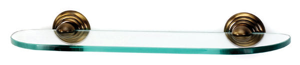 Alno Embassy Bath 18" Glass Shelf w/Brackets