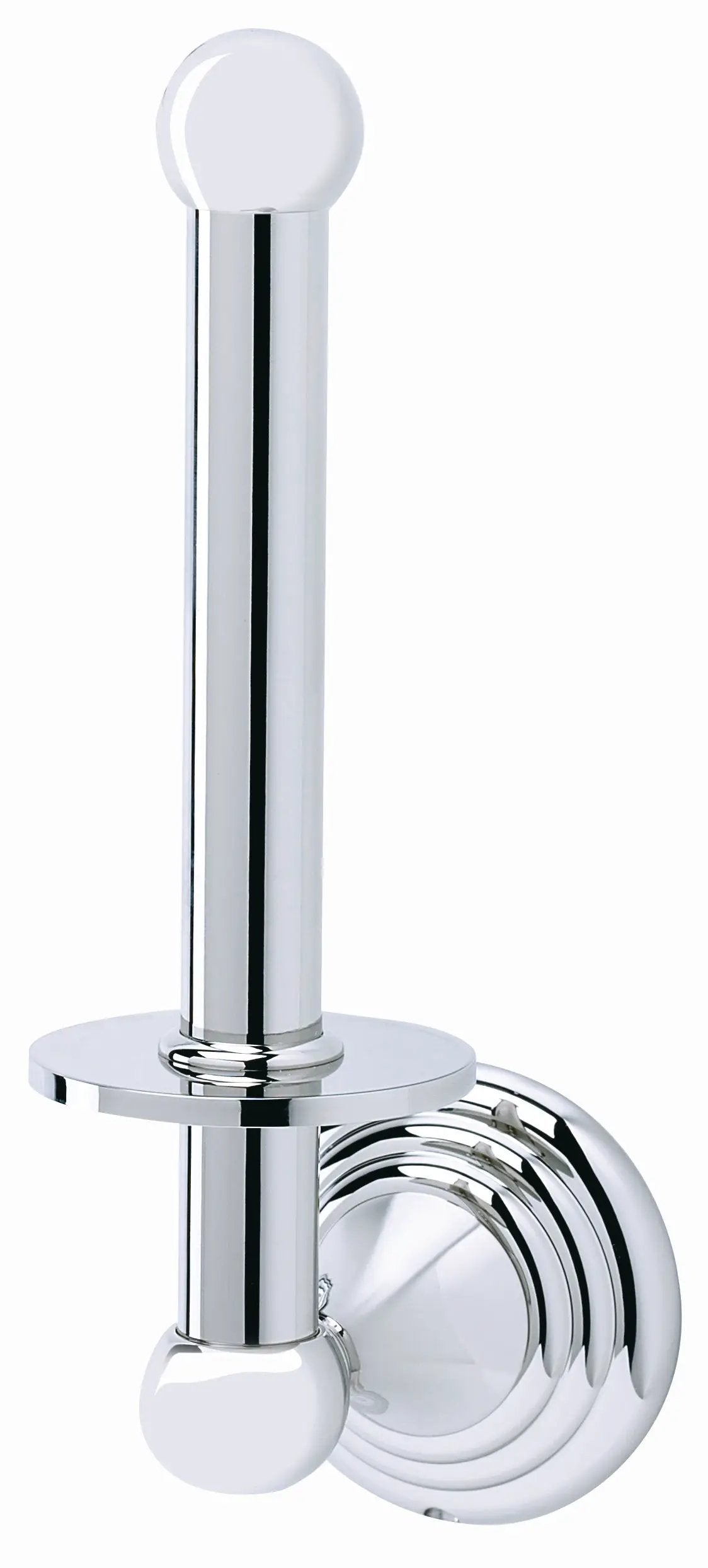 polished chrome tissue holder