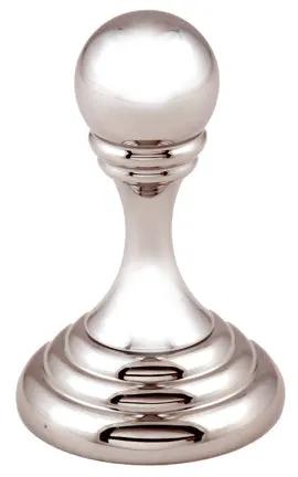 polished chrome robe hook