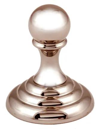 polished chrome robe hook