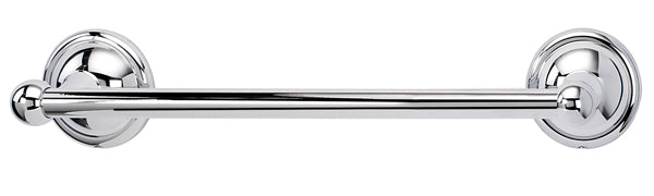 polished chrome towel bar