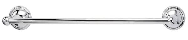 polished chrome towel bar