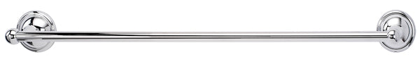polished chrome towel bar