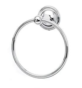 polished chrome towel ring