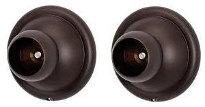 Alno Yale Bath Shower Rod Brackets Only by Alno