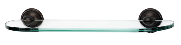 Alno Yale Bath 18" Glass Shelf w/Brackets