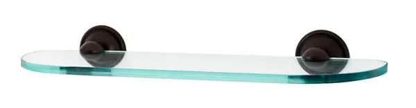 Alno Yale Bath 18" Glass Shelf w/Brackets by Alno