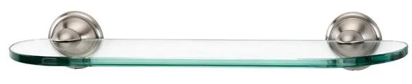 Alno Yale Bath 18" Glass Shelf w/Brackets by Alno