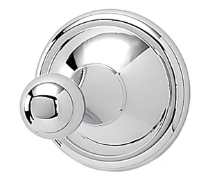 polished chrome robe hook