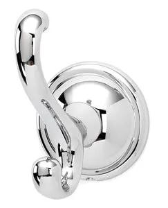 polished chrome robe hook