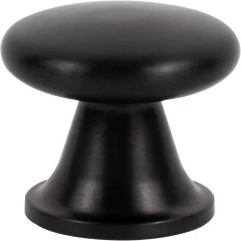 matte black knob