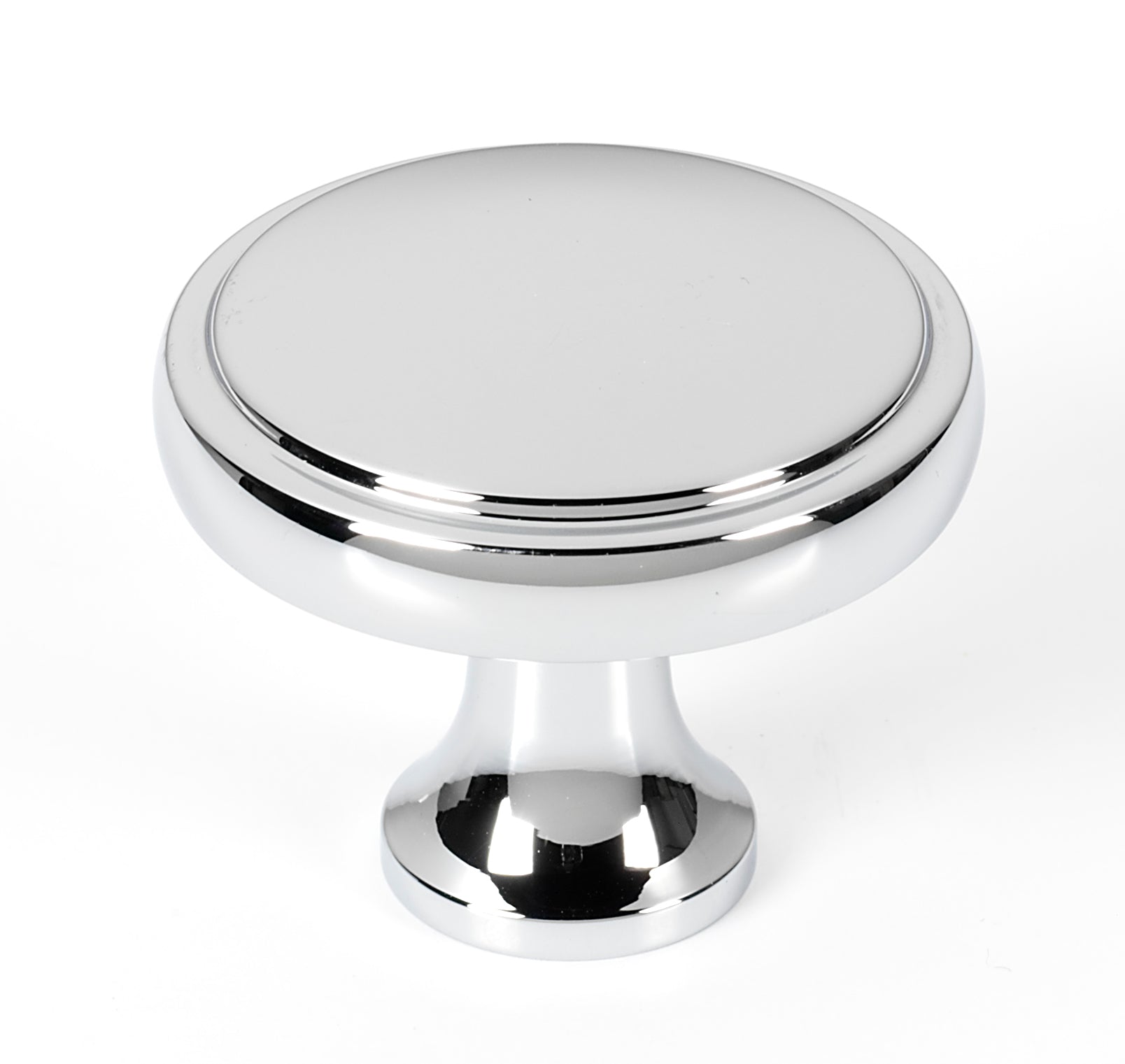 polished chrome knob
