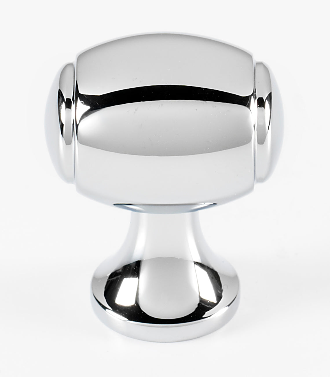 polished chrome knob