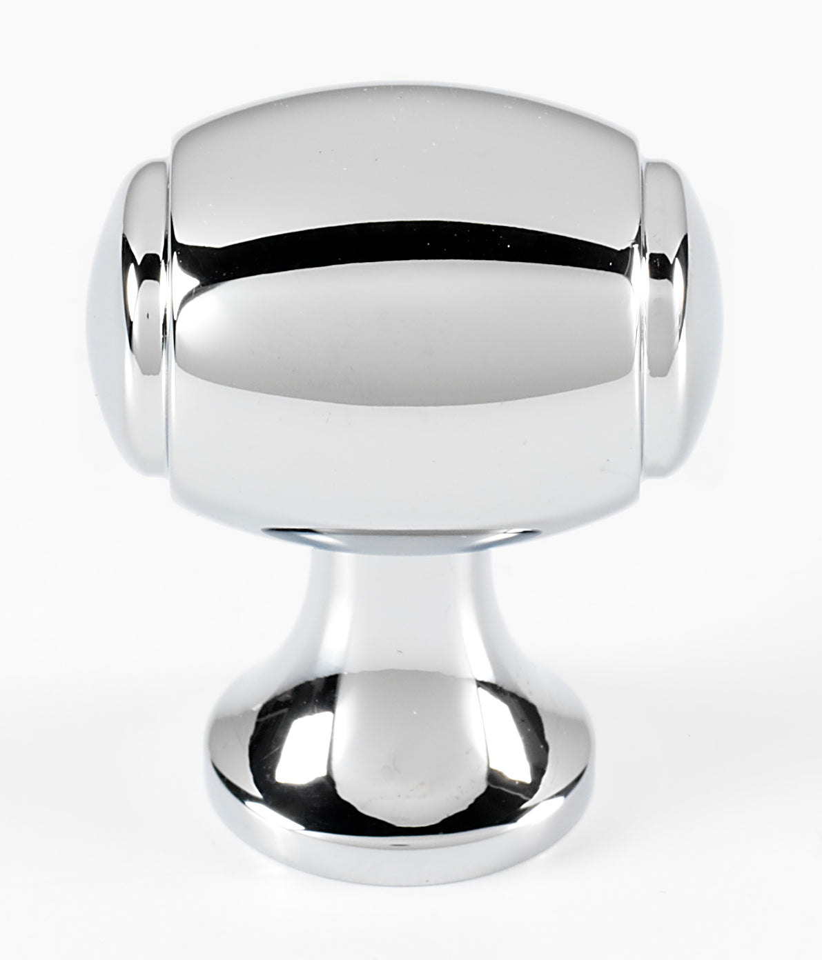 polished chrome knob