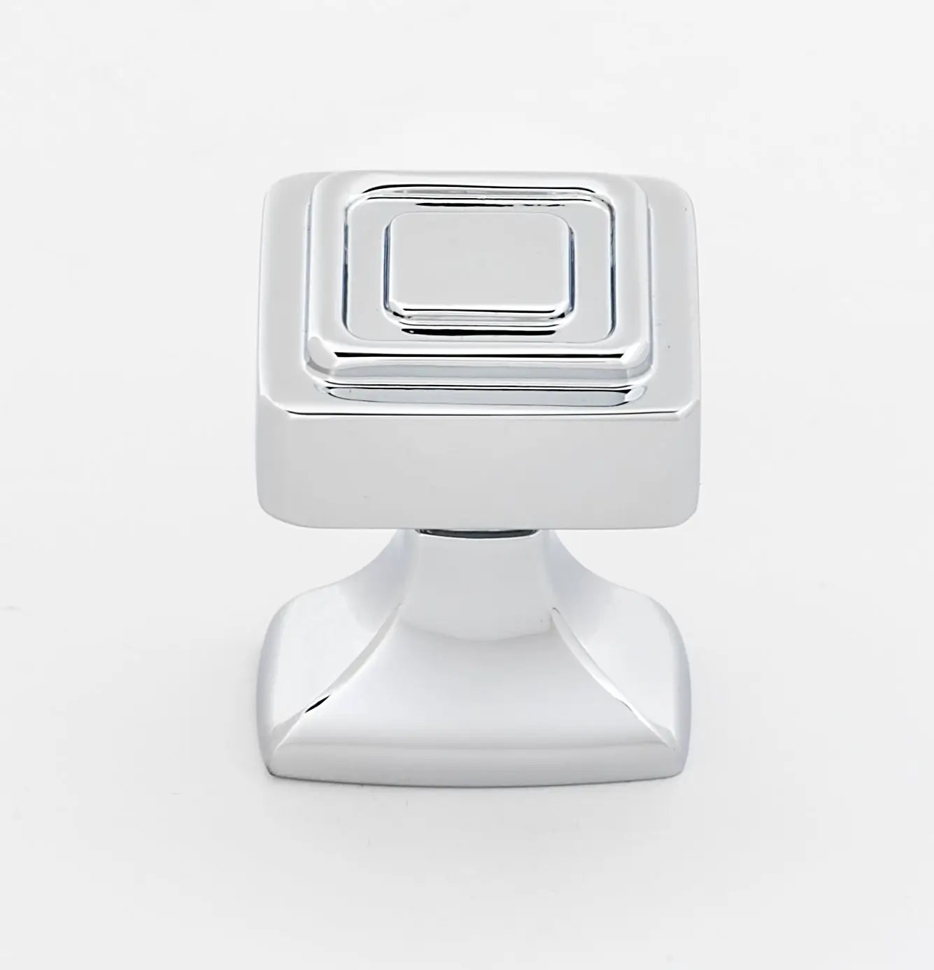 polished chrome knob