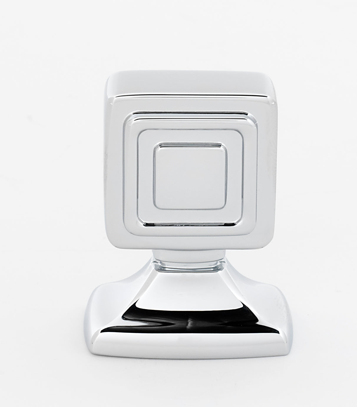 polished chrome knob