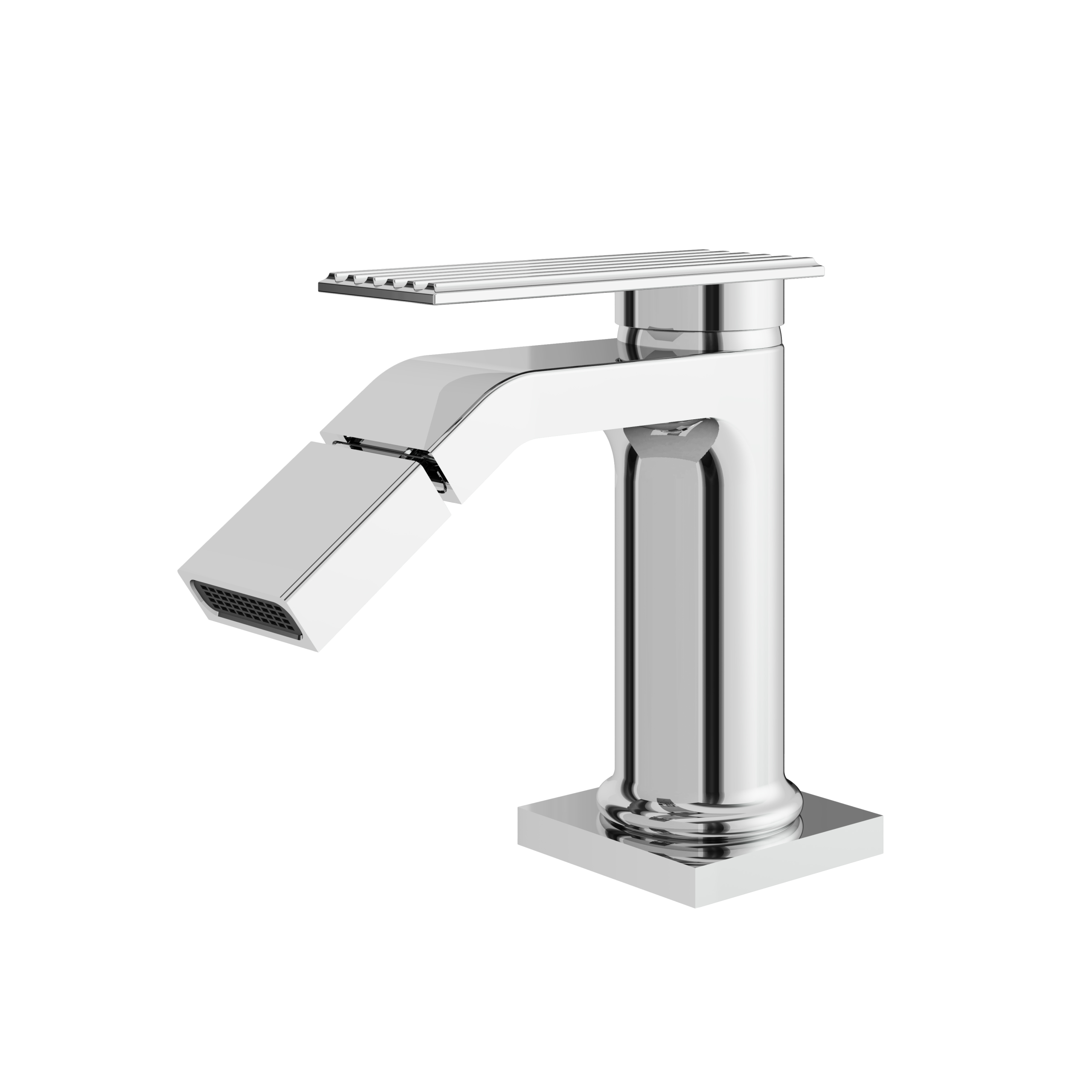 polished chrome bidet faucet