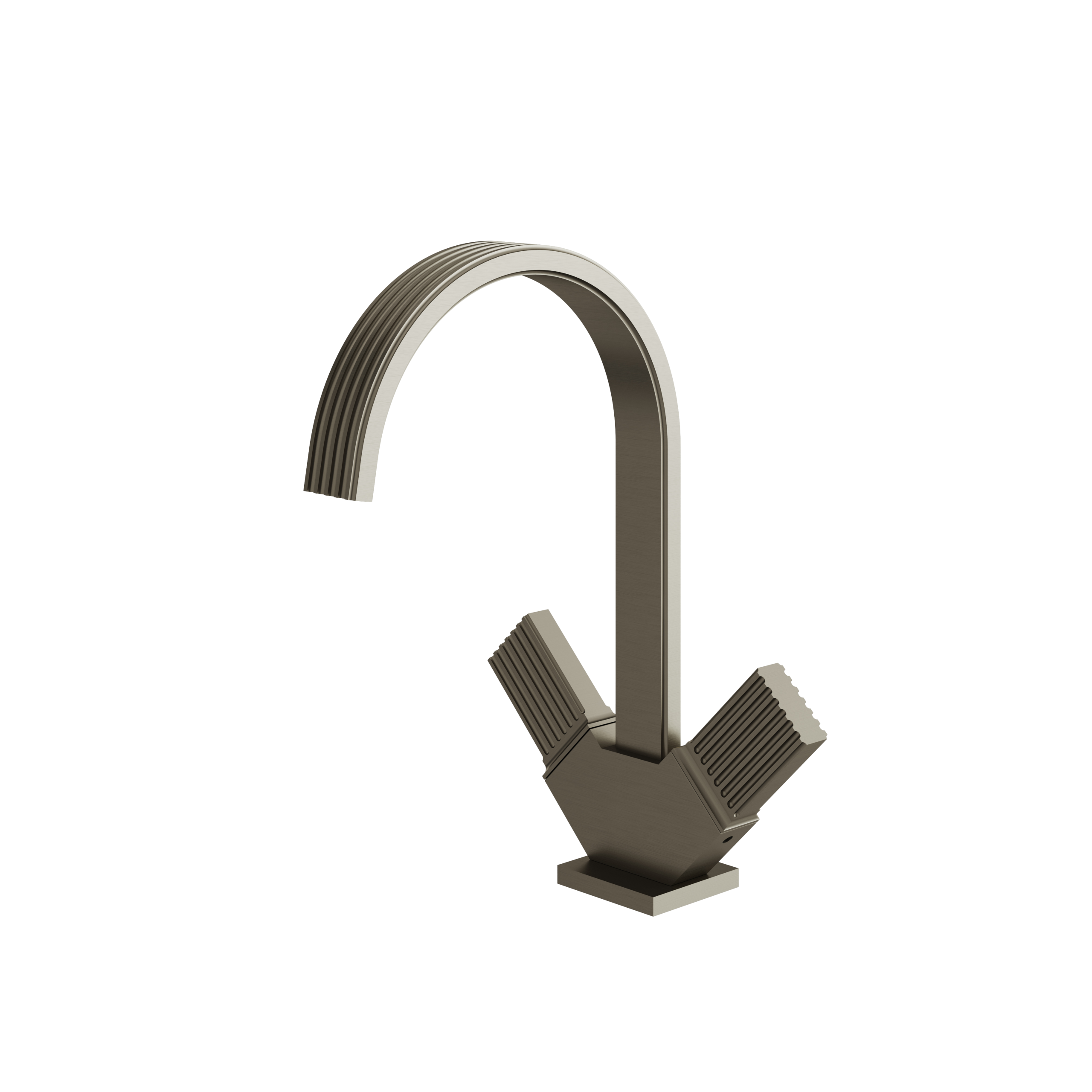 Aquabrass Tosca Single Hole 2 Handles Lavatory Faucet by Aquabrass
