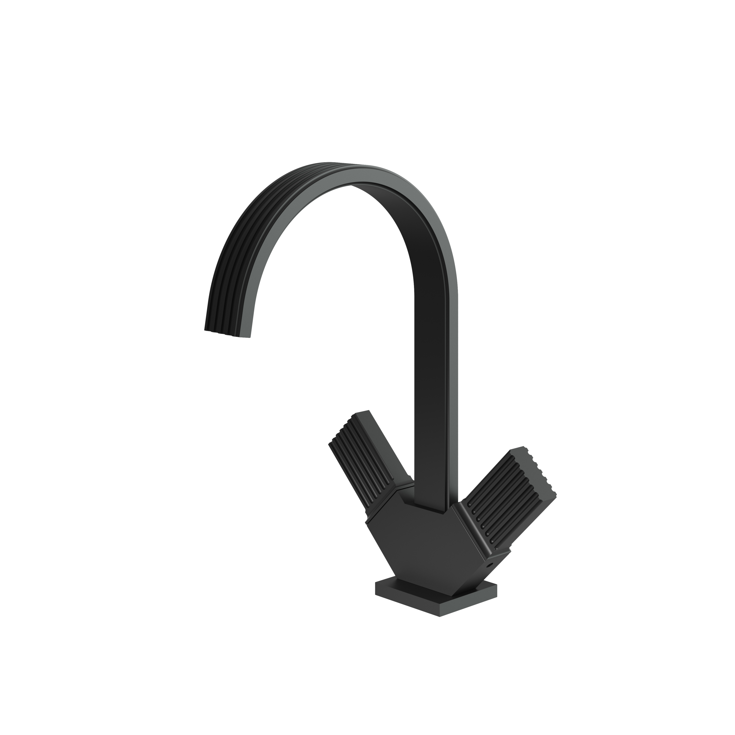 Aquabrass Tosca Single Hole 2 Handles Lavatory Faucet by Aquabrass