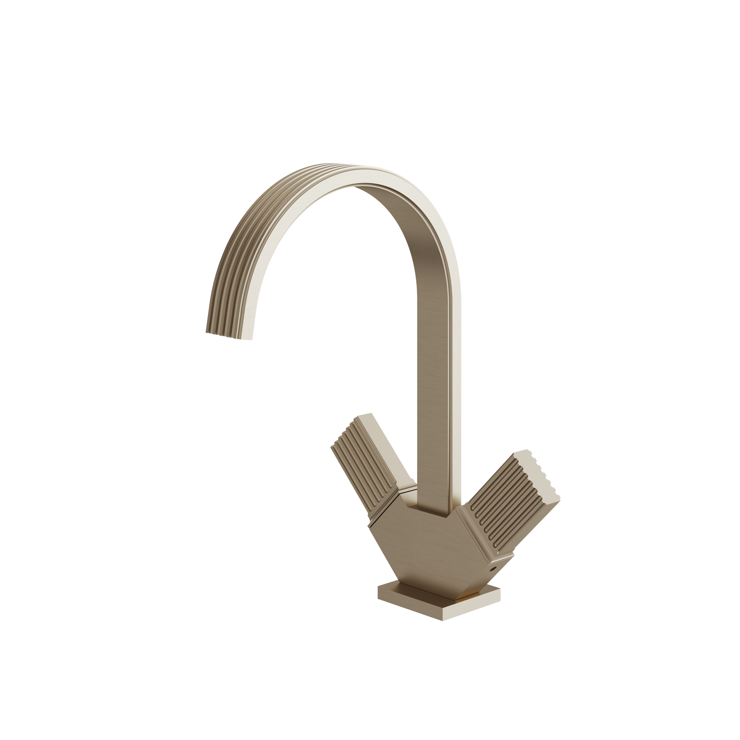 Aquabrass Tosca Single Hole 2 Handles Lavatory Faucet by Aquabrass