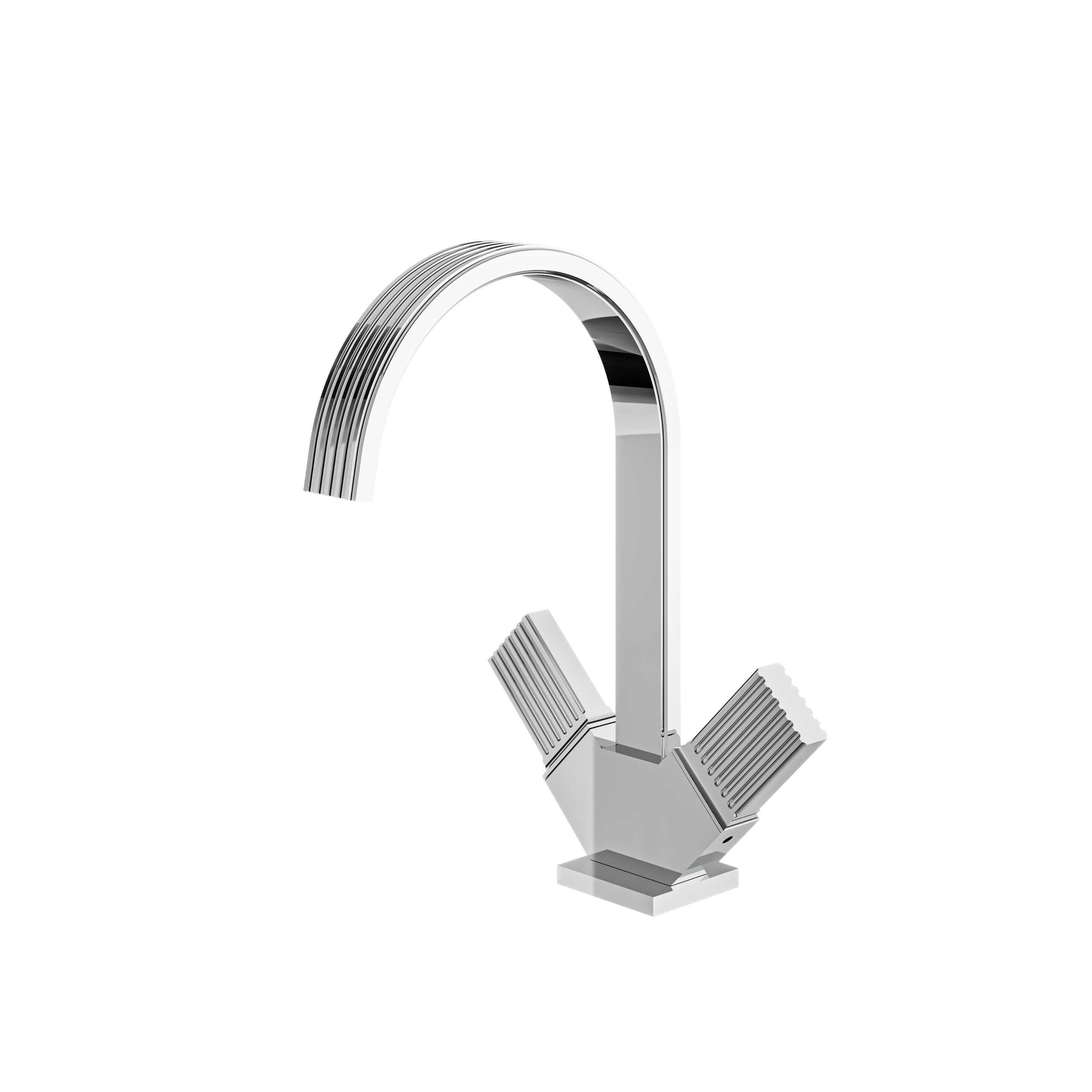 Aquabrass Tosca Single Hole 2 Handles Lavatory Faucet by Aquabrass