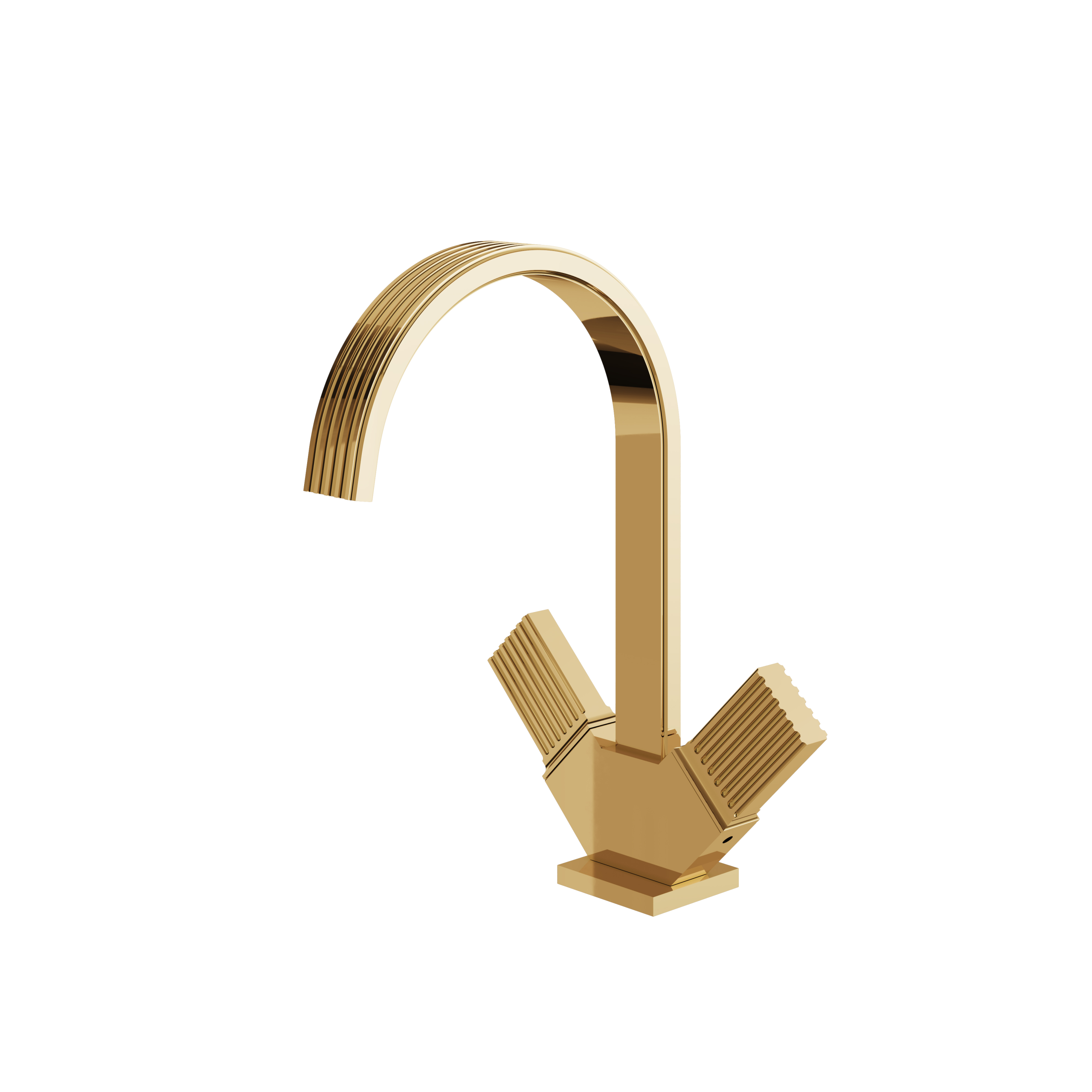 Aquabrass Tosca Single Hole 2 Handles Lavatory Faucet by Aquabrass
