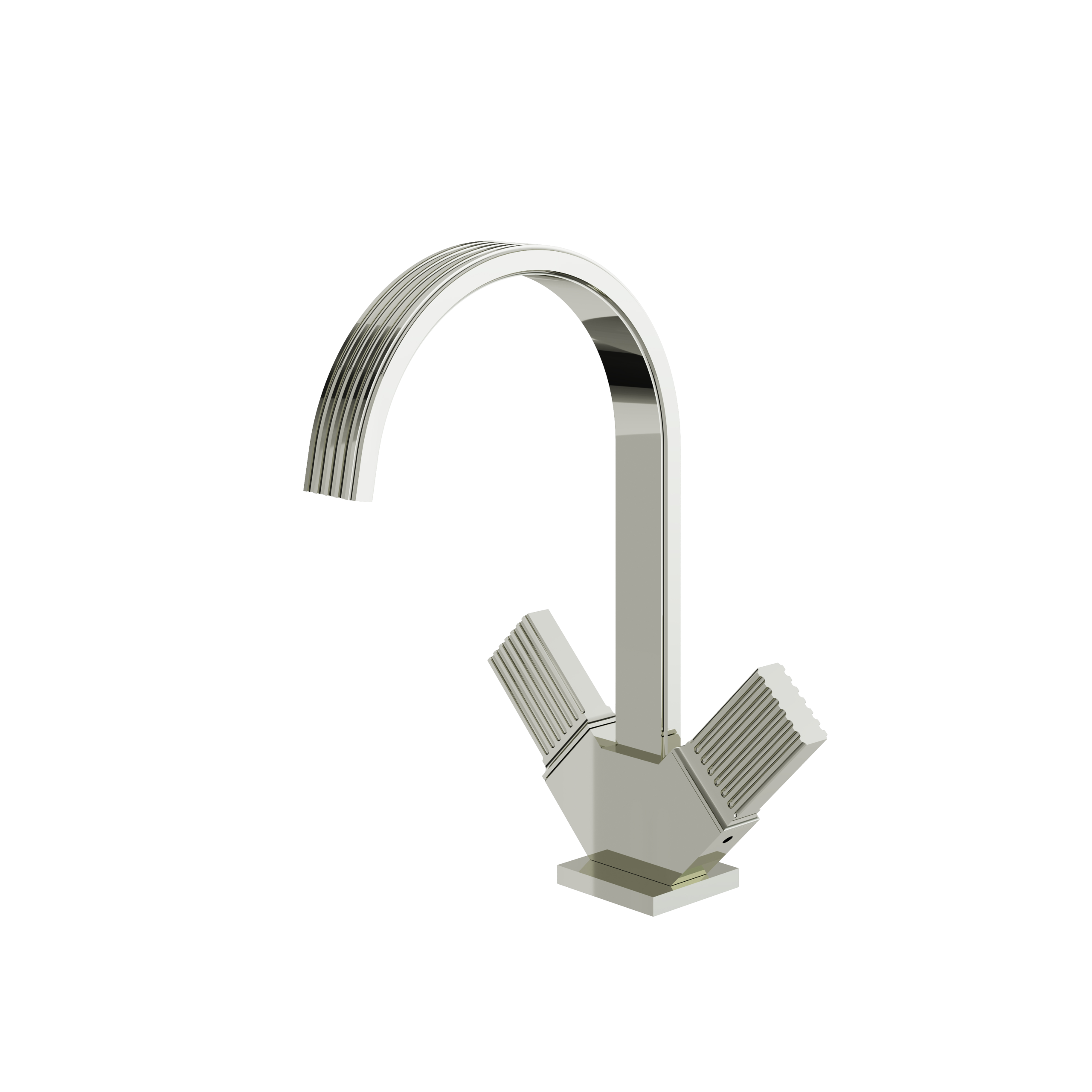 Aquabrass Tosca Single Hole 2 Handles Lavatory Faucet by Aquabrass