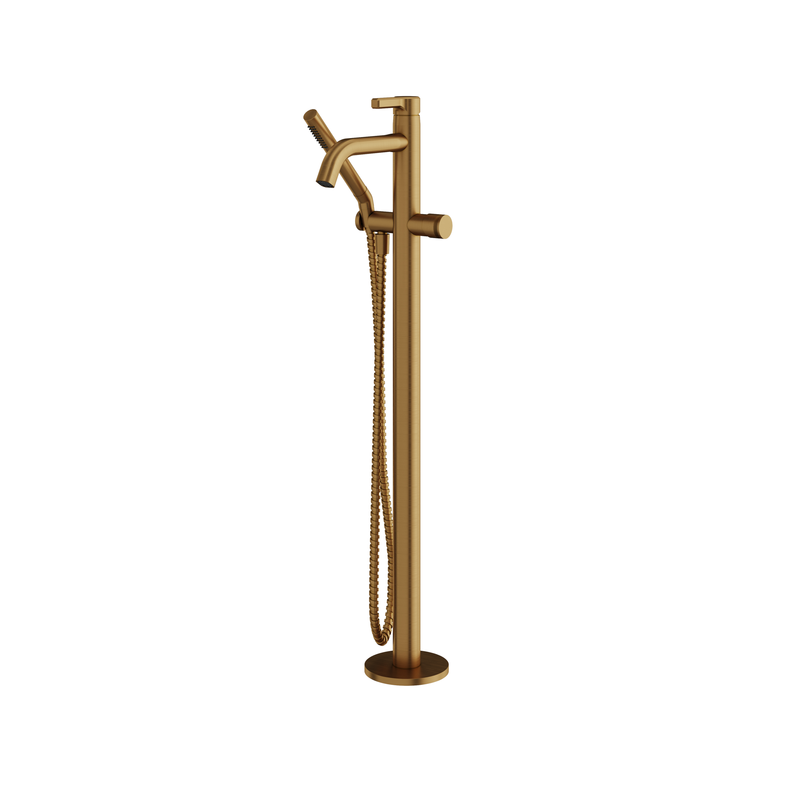 Aquabrass Ariston Floor Tub Filler With Handshower by Aquabrass