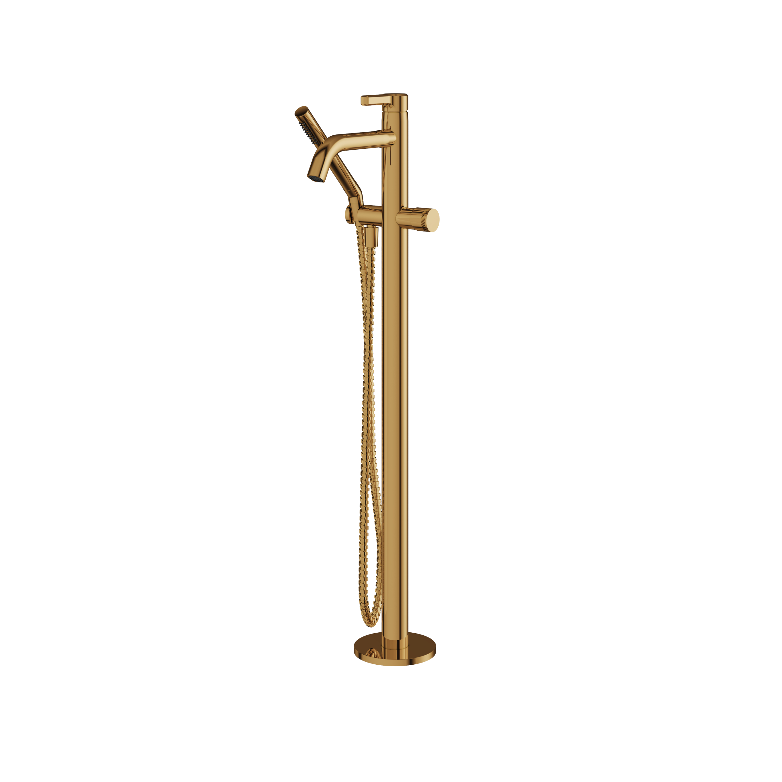 Aquabrass Ariston Floor Tub Filler With Handshower by Aquabrass