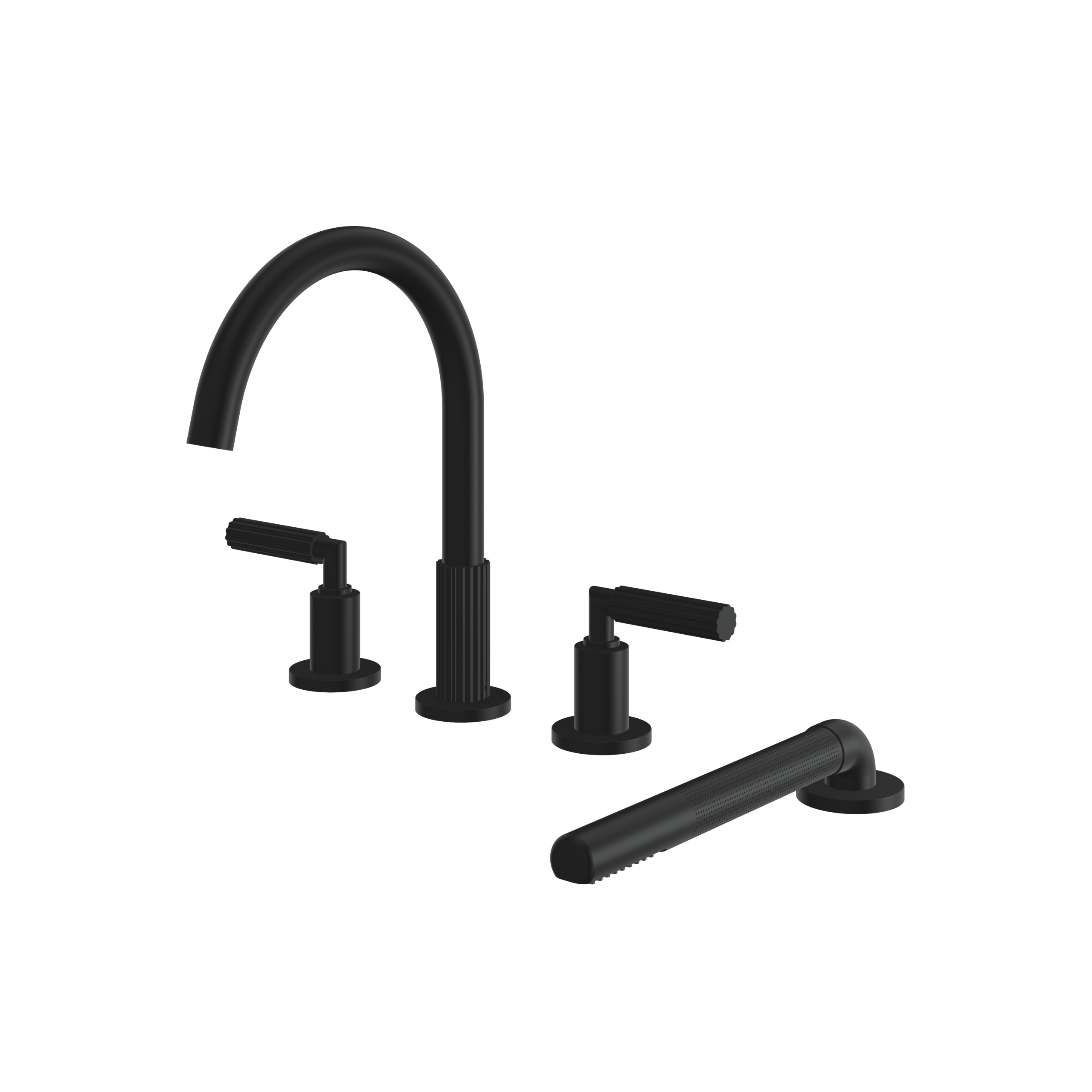 Aquabrass Montebello Tub Filler with Hand Shower by Aquabrass