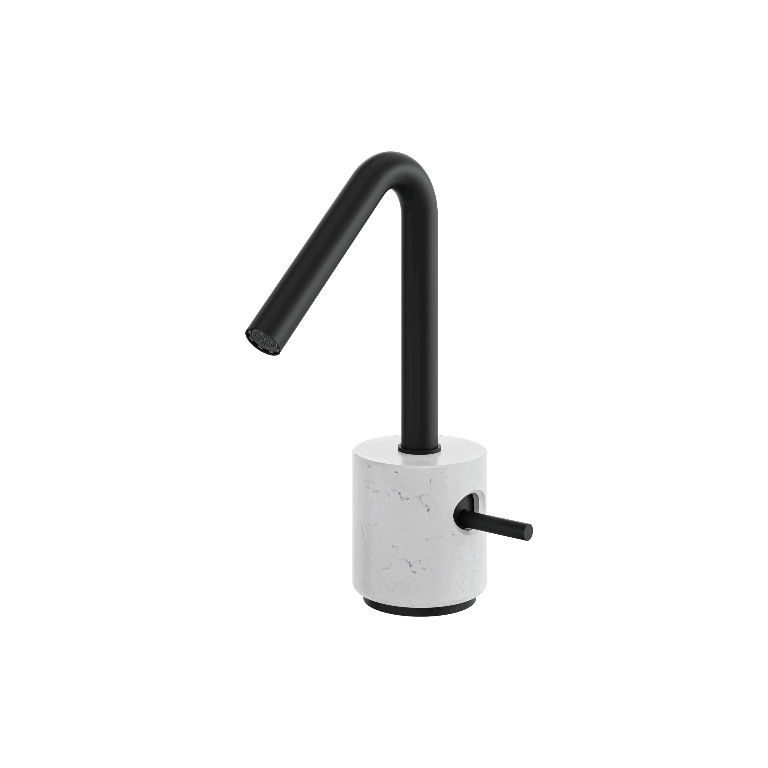 Aquabrass Marmo Single Hole Lavatory Faucet - Carrara