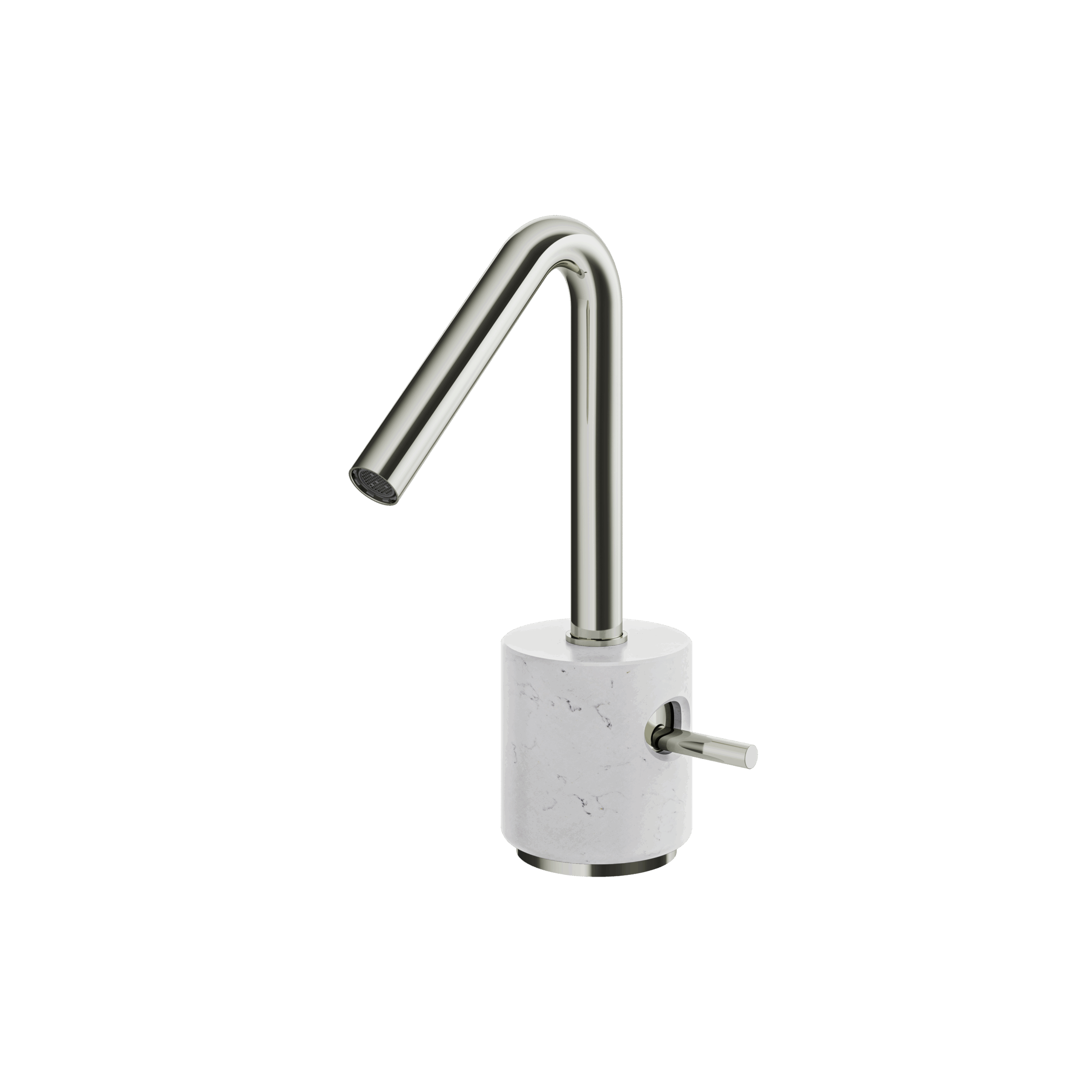 Aquabrass Marmo Single Hole Lavatory Faucet - Carrara by Aquabrass