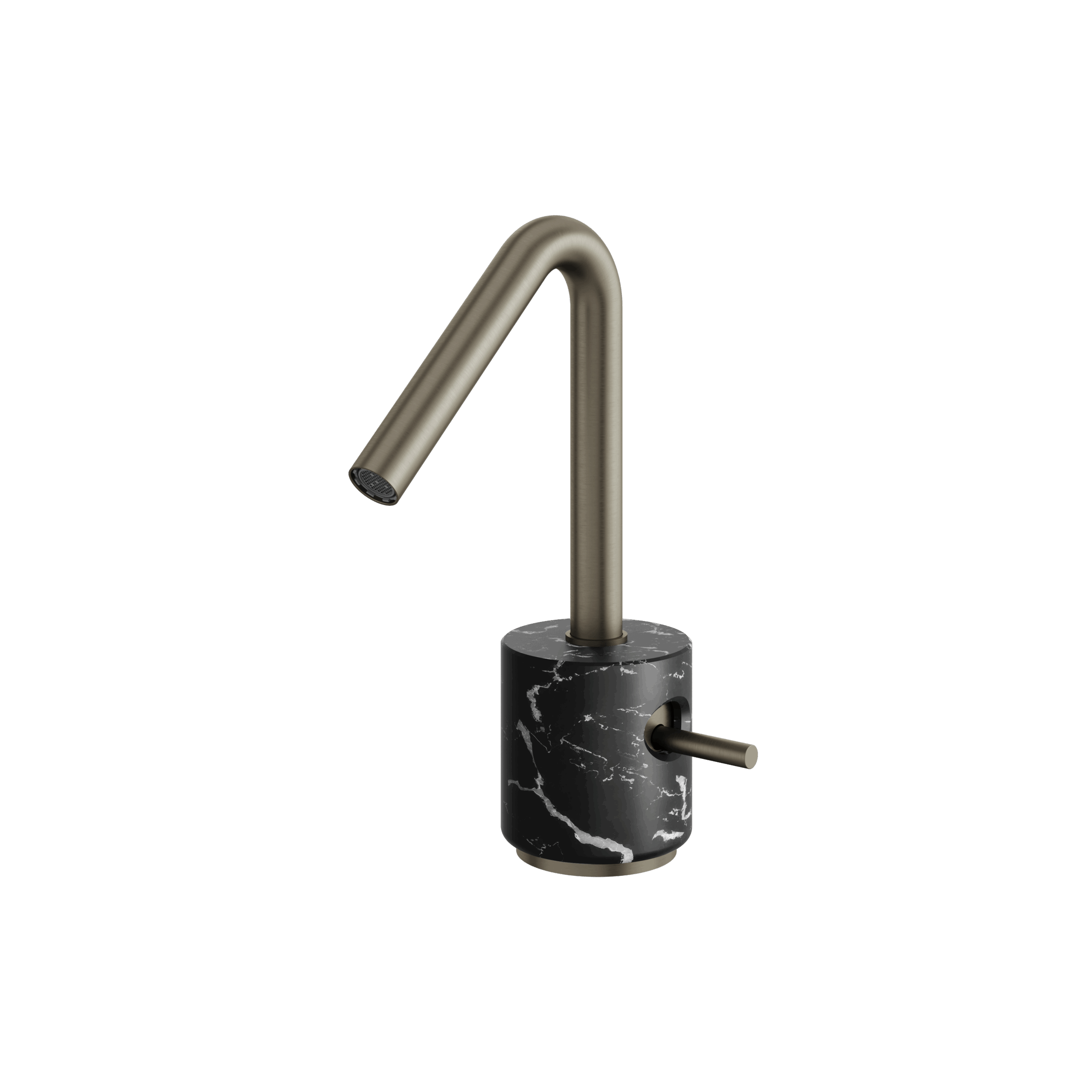 Aquabrass Marmo Single Hole Lavatory Faucet - Marquina by Aquabrass