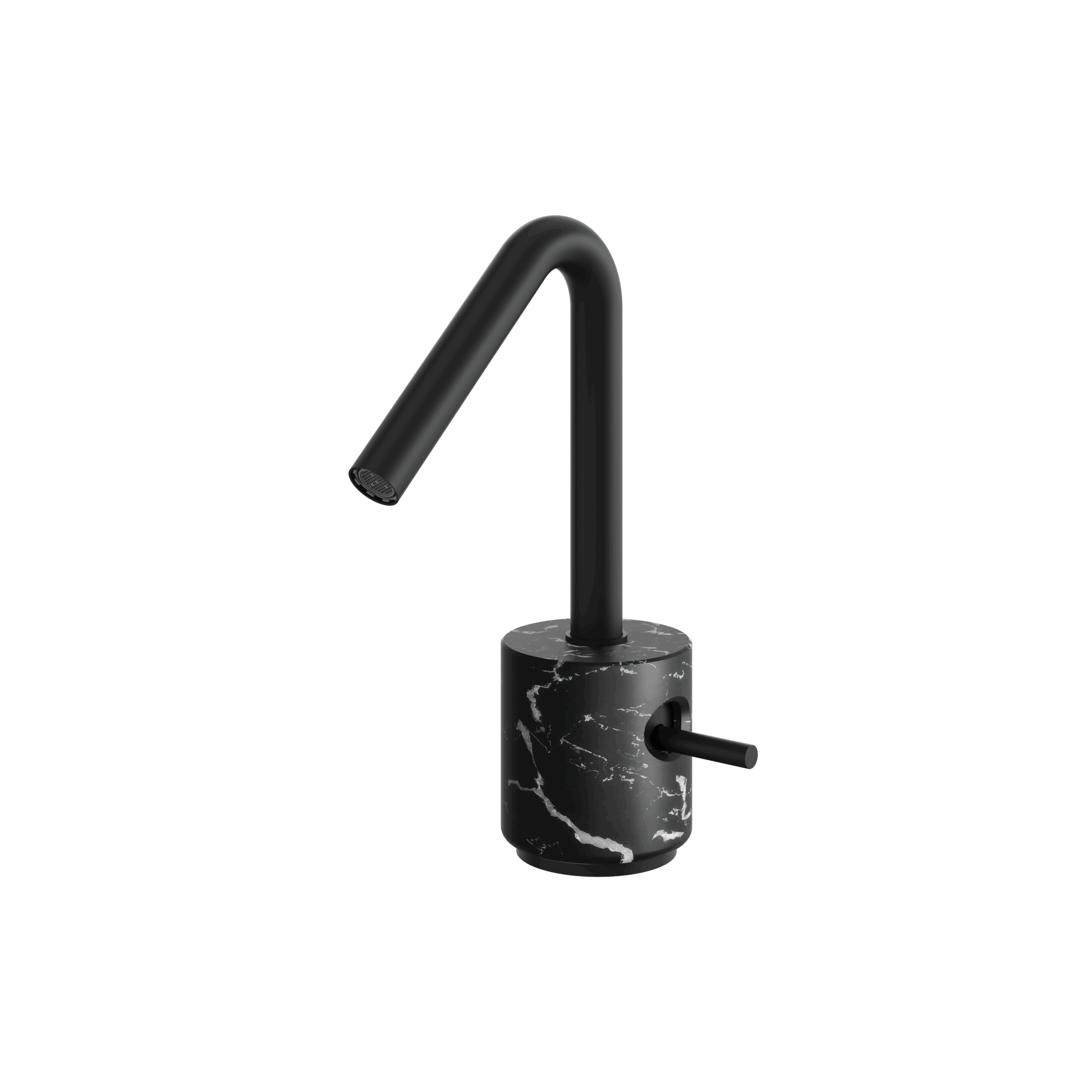 Aquabrass Marmo Single Hole Lavatory Faucet - Marquina by Aquabrass