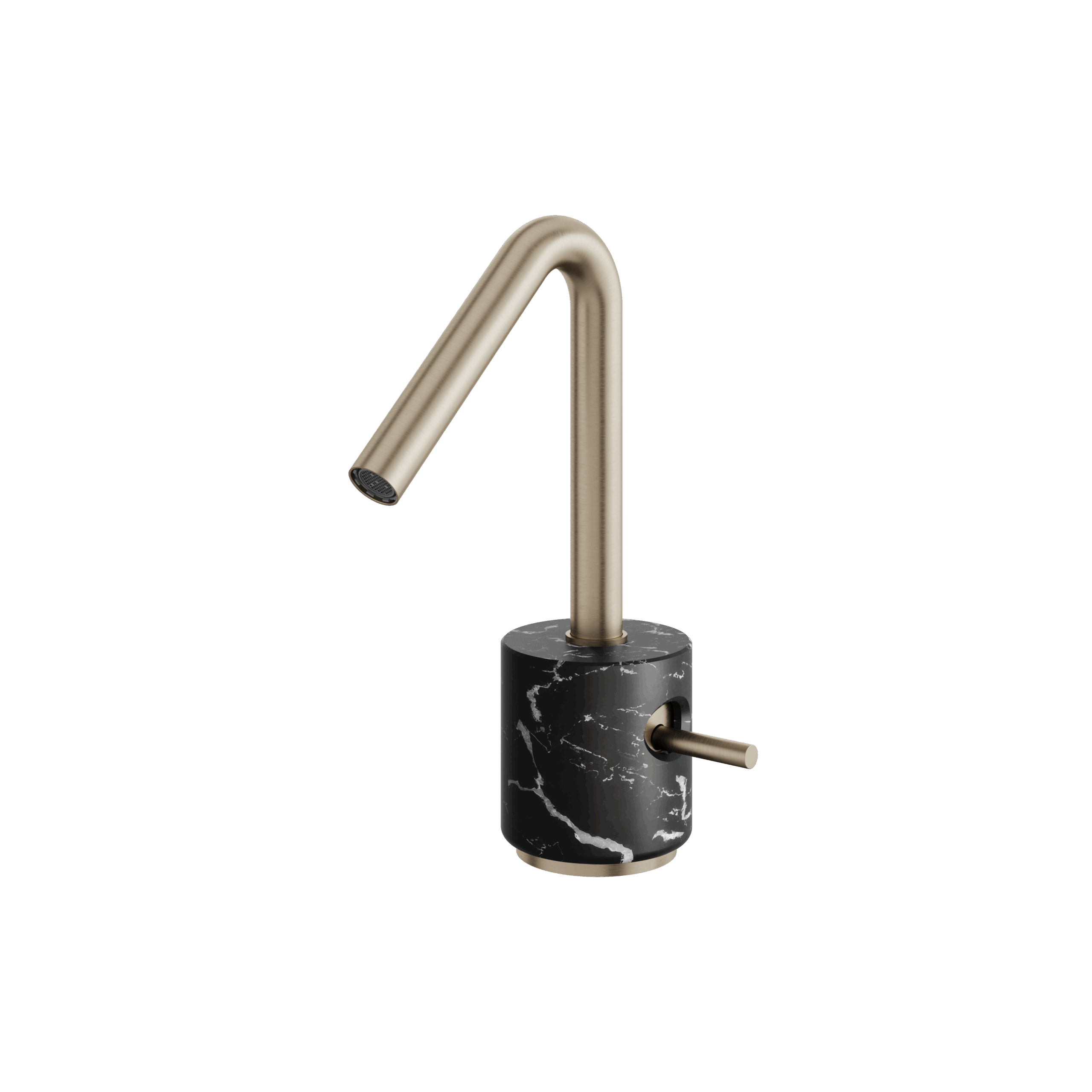 Aquabrass Marmo Single Hole Lavatory Faucet - Marquina by Aquabrass
