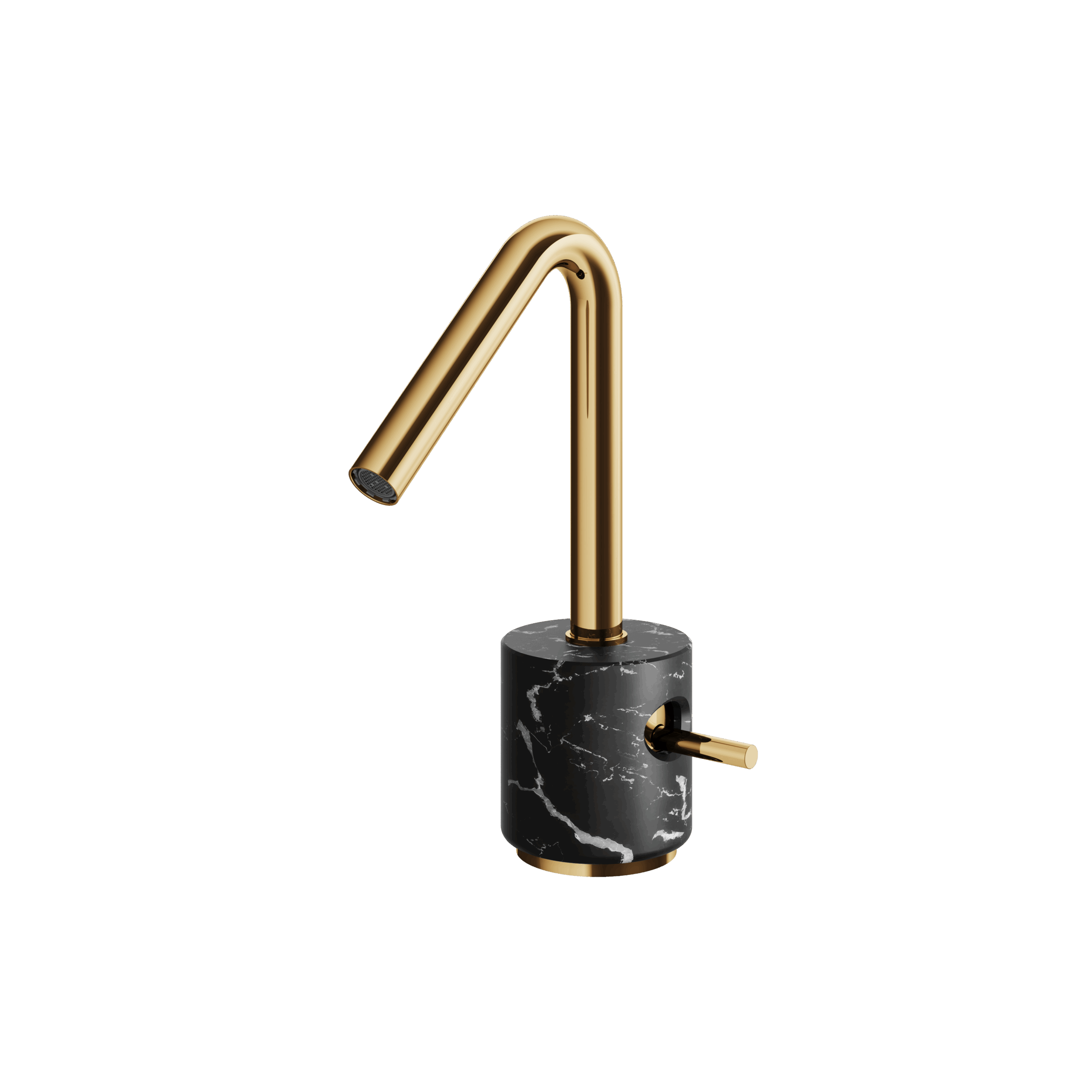 Aquabrass Marmo Single Hole Lavatory Faucet - Marquina by Aquabrass