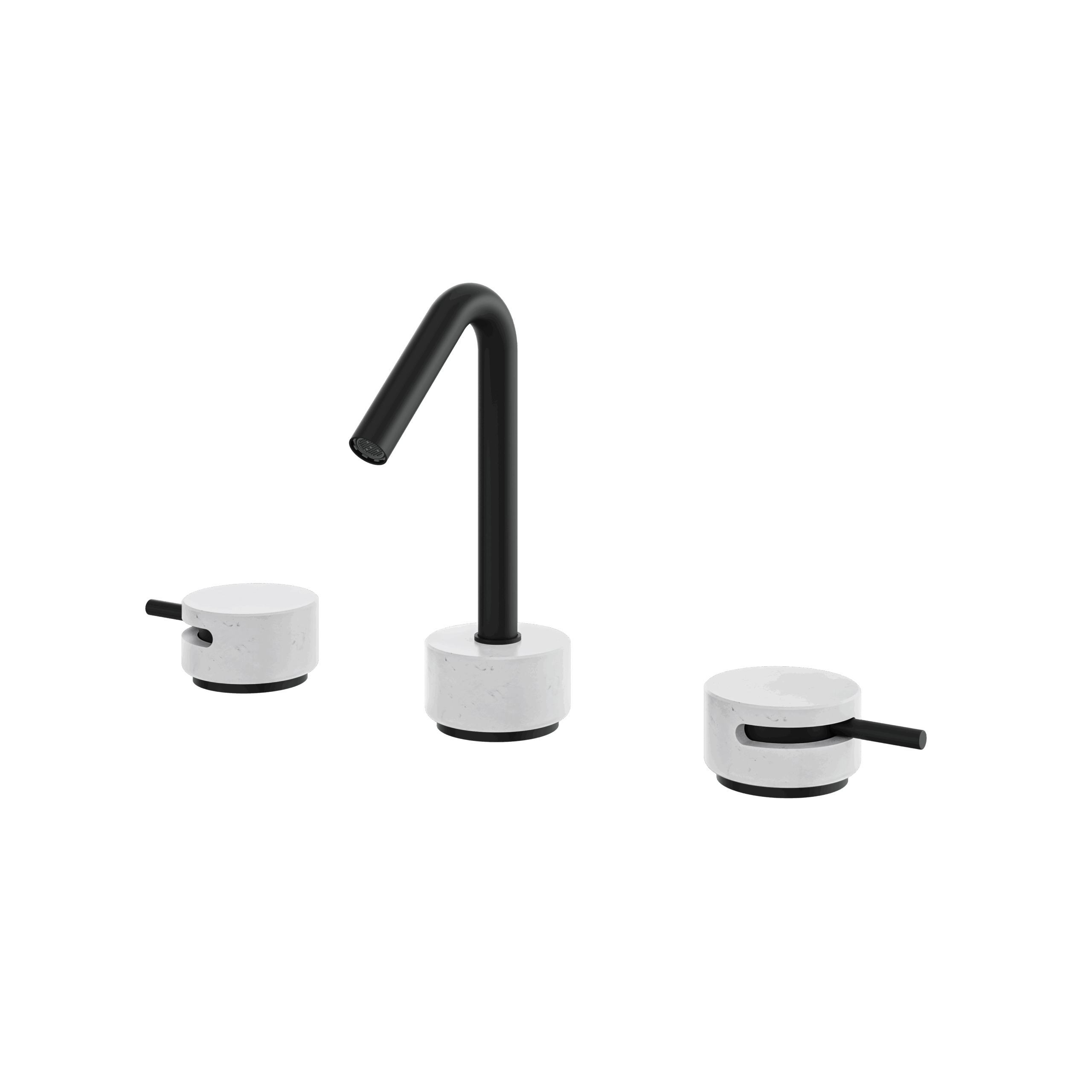 Aquabrass Marmo 8" cc Lavatory Faucet - Carrara by Aquabrass