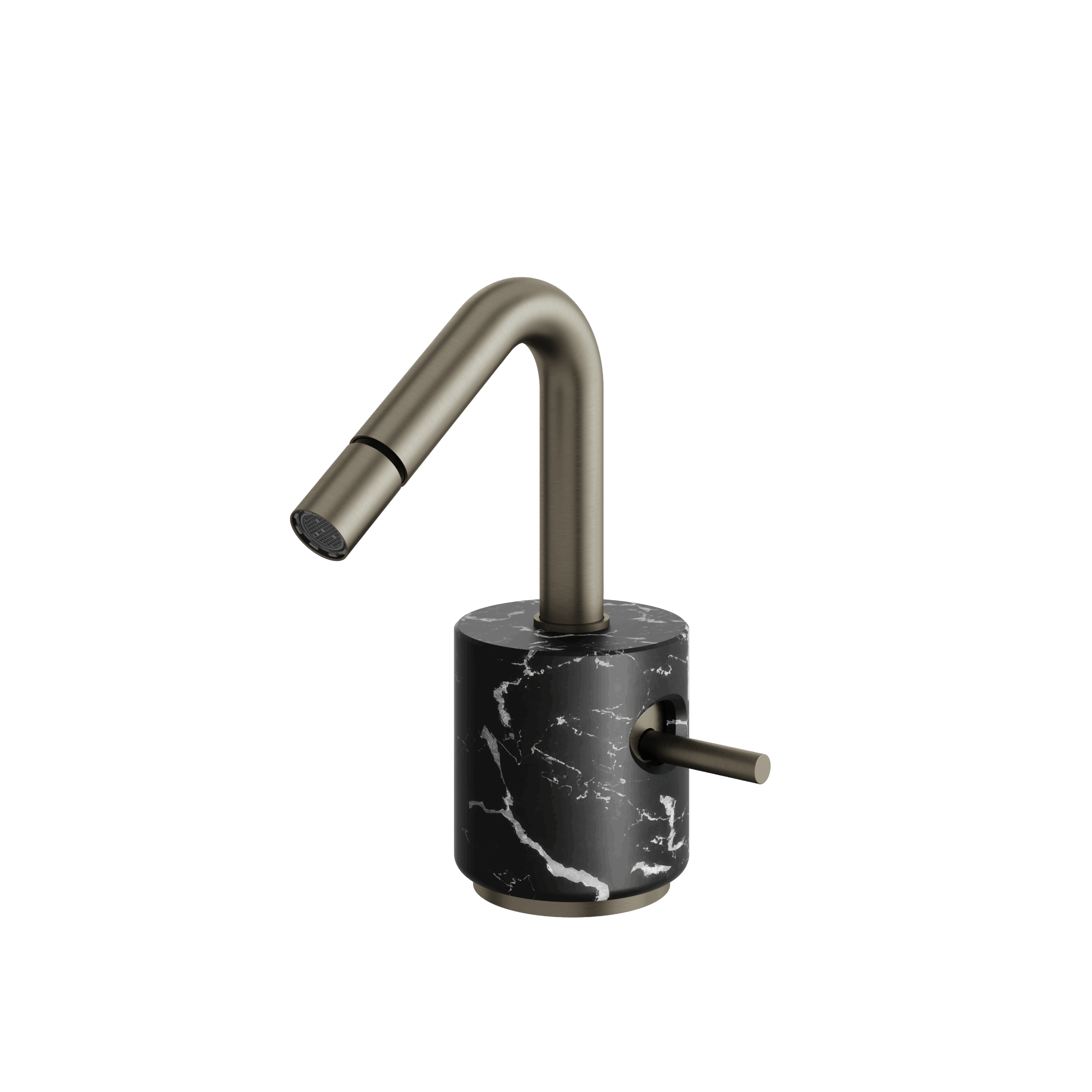 Aquabrass Marmo Single Hole Bidet Faucet - Marquina by Aquabrass