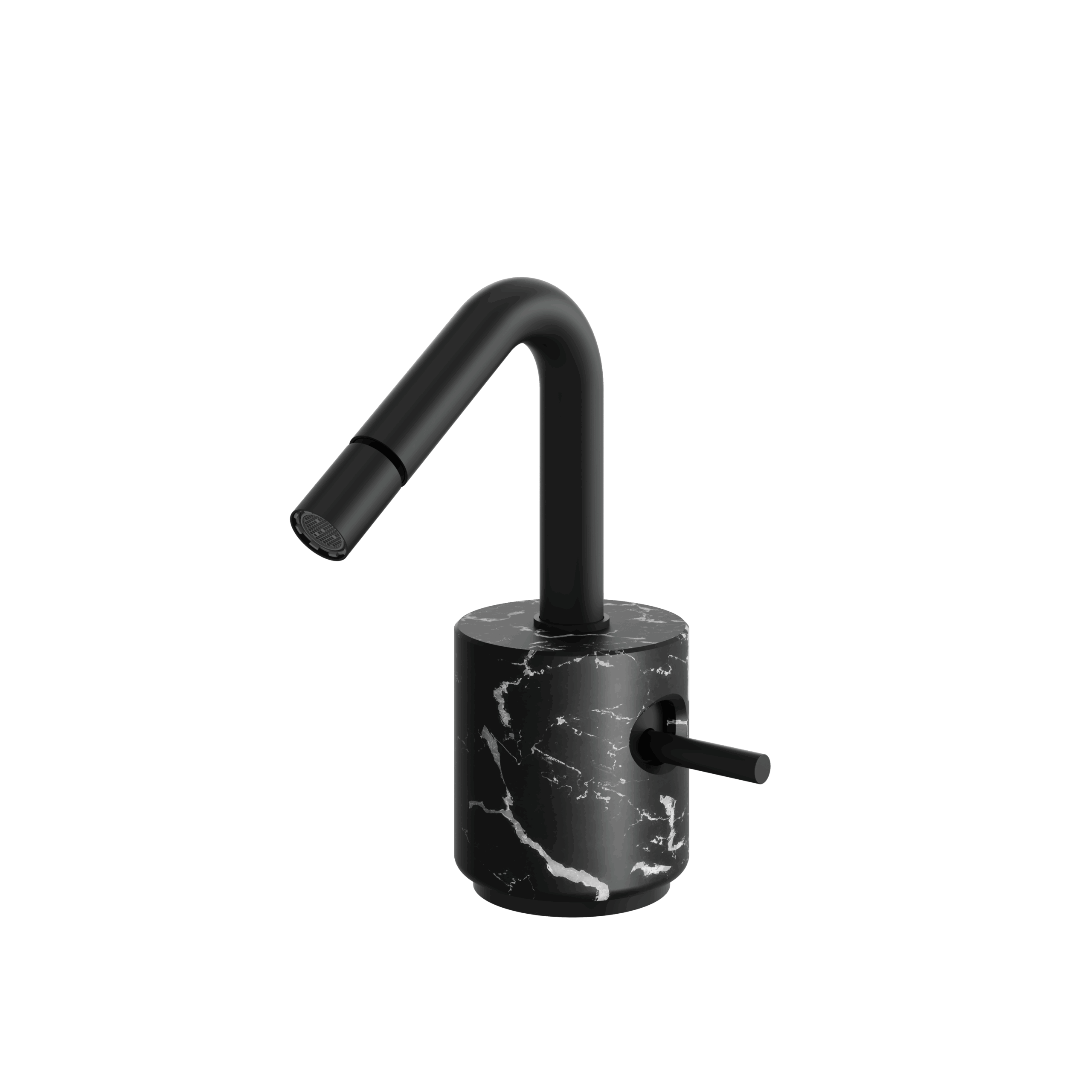 Aquabrass Marmo Single Hole Bidet Faucet - Marquina by Aquabrass