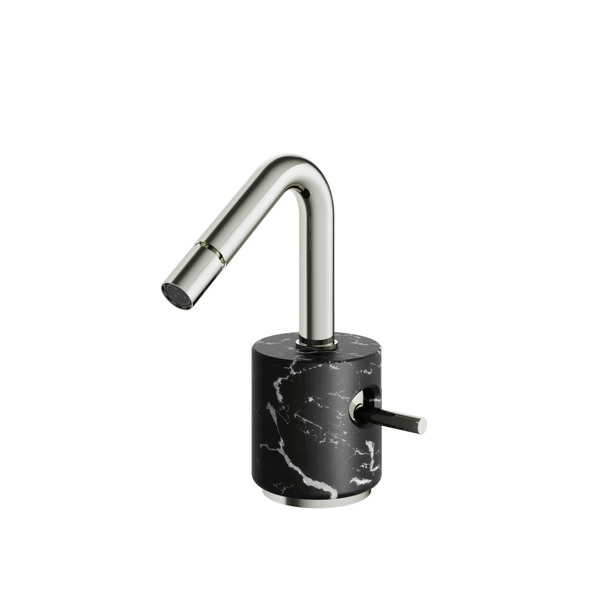 Aquabrass Marmo Single Hole Bidet Faucet - Marquina by Aquabrass