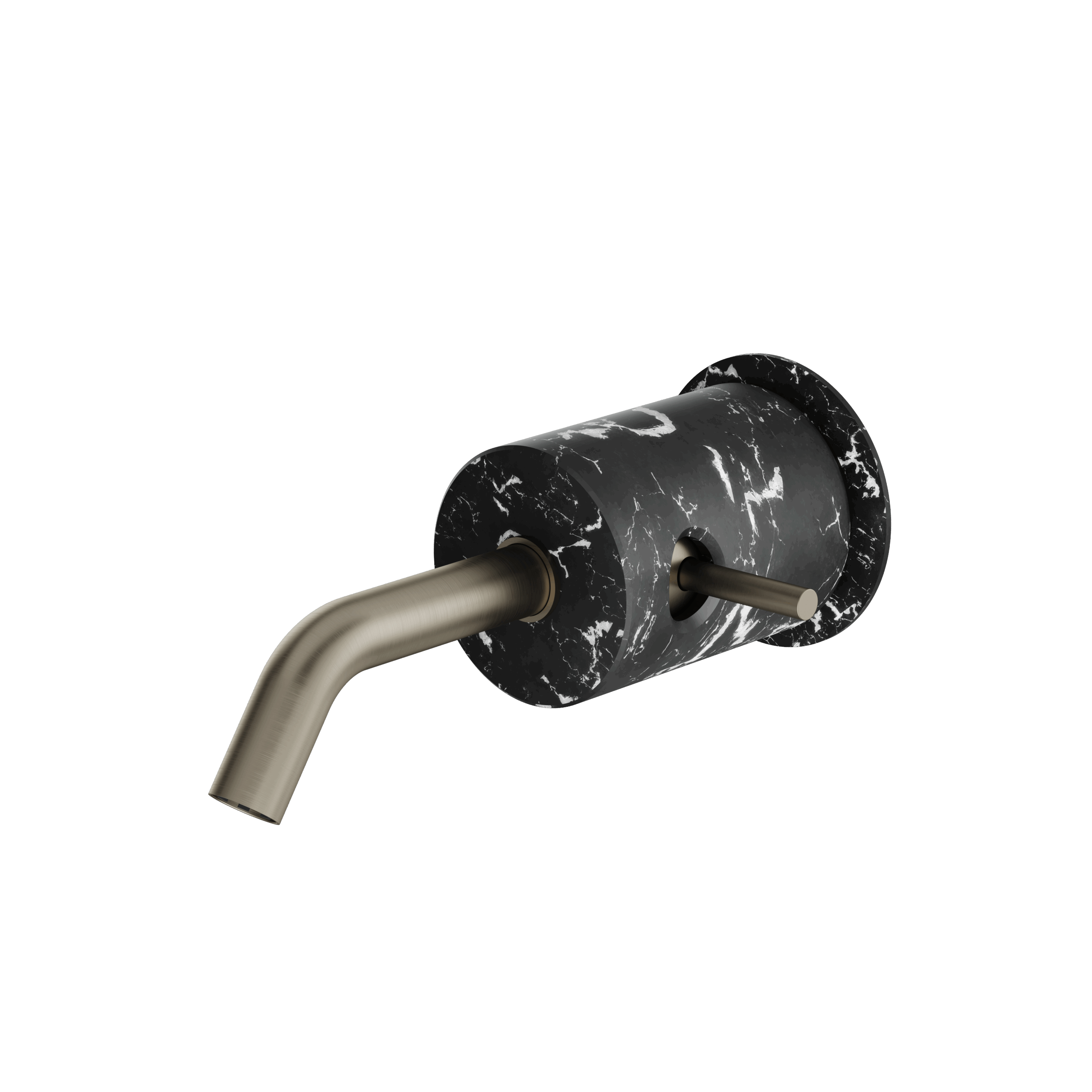 Aquabrass Marmo Wall Lavatory Faucet - Marquina