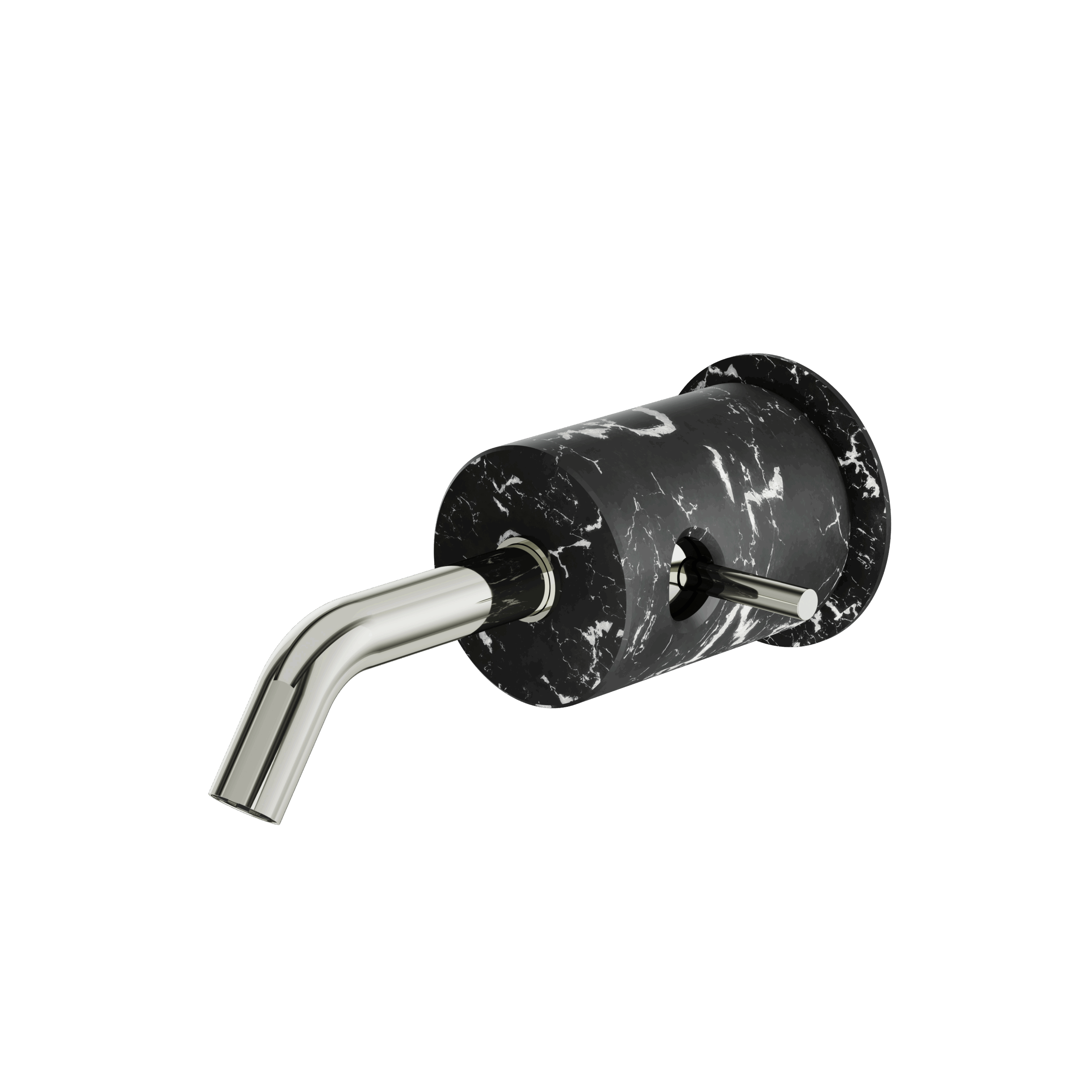 Aquabrass Marmo Wall Lavatory Faucet - Marquina by Aquabrass