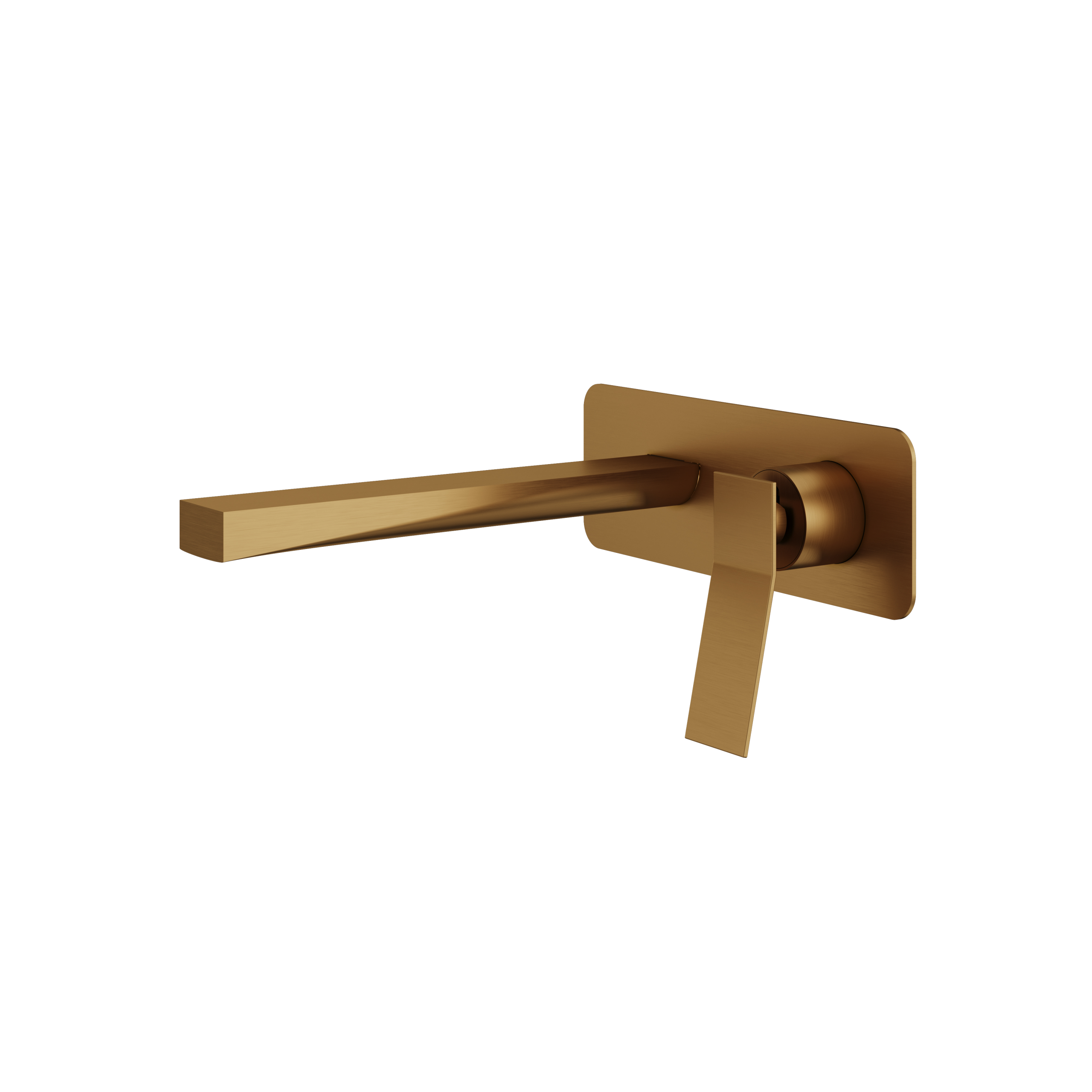 Aquabrass Chicane Wall Lavatory Faucet Trim by Aquabrass